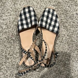 Gingham Espadrilles